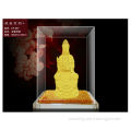 Hot Sale New Product 24K Gold Plated gift Guan Yin Buddha statue in display box WS336-DF967